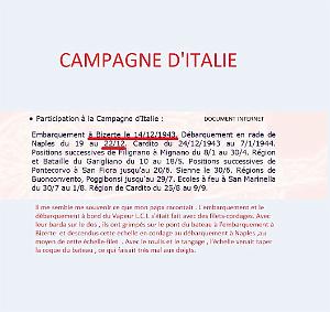 047 c  CAMPAGNE D'ITALIE